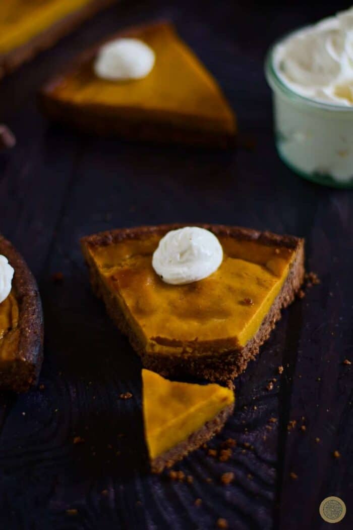 Salted Caramel Pumpkin Pie