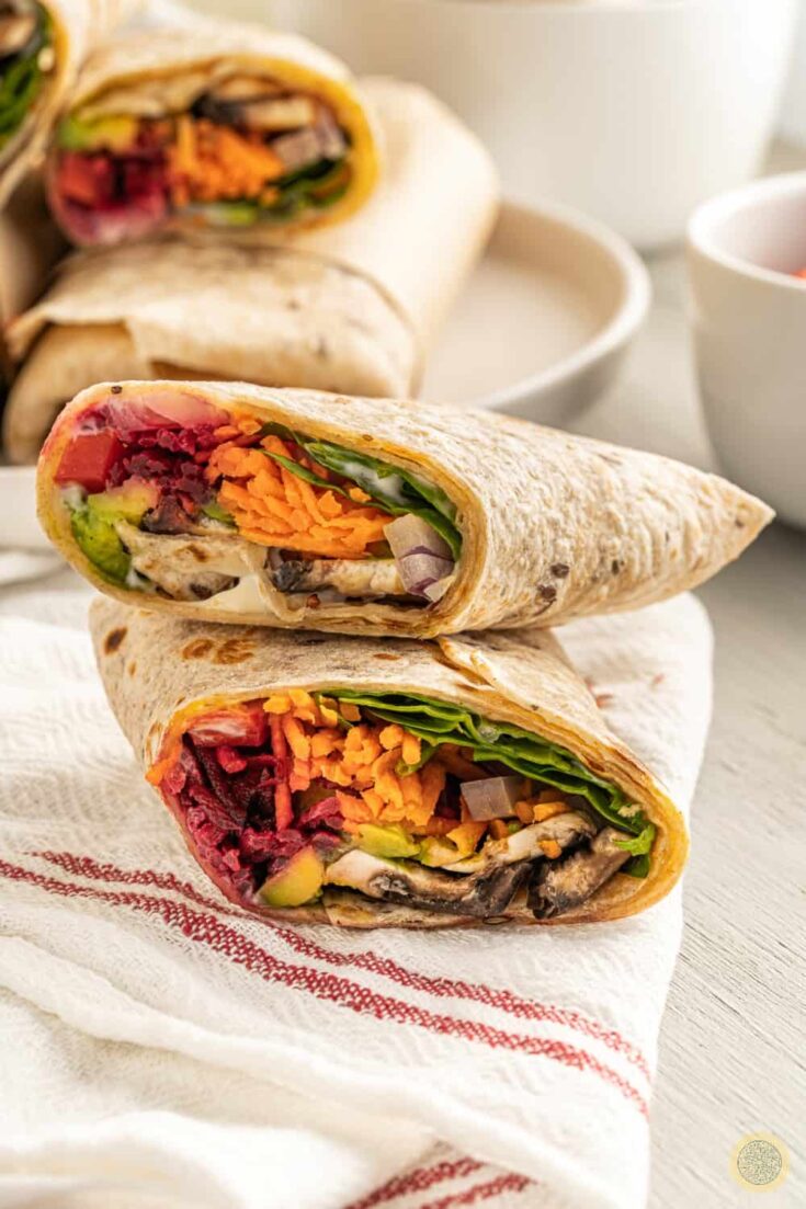 The Best Vegan Wrap Made with Raw Vegetables