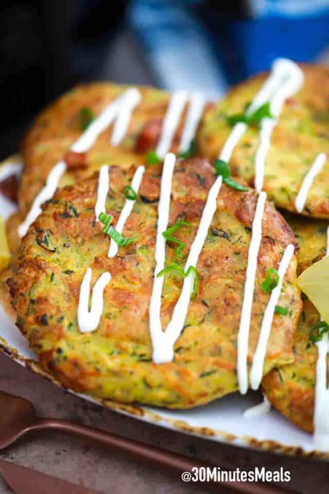 Air Fryer Zucchini Fritters