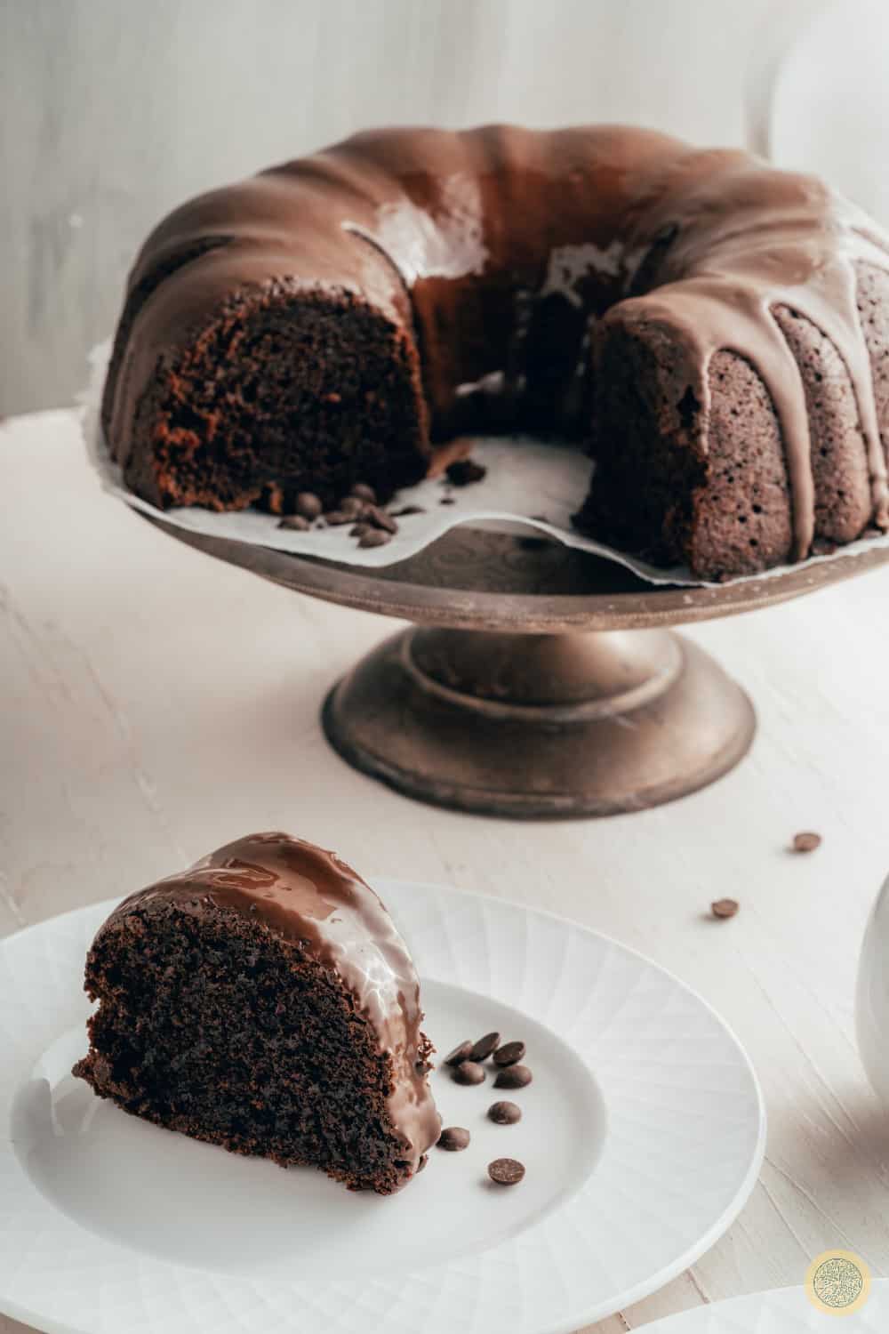 Chocolate Sweet Potato Bundt Cake