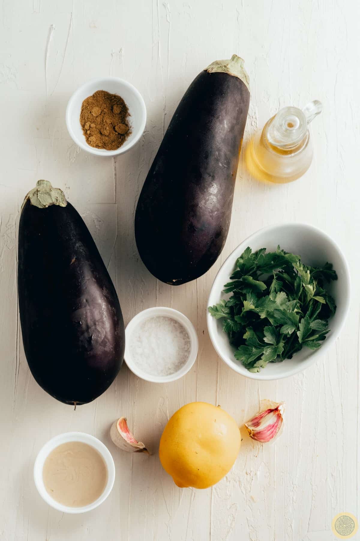 Eggplant Dip ingredients