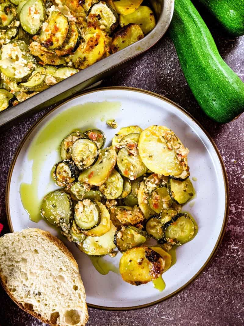 Greek Zucchini & Potato Casserole