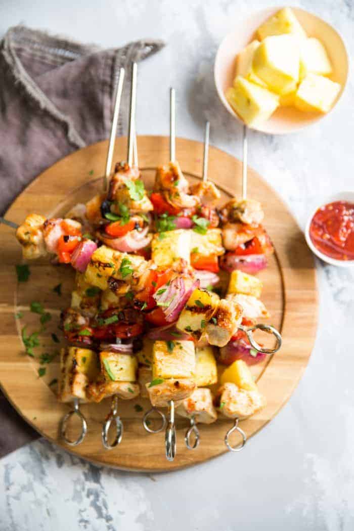 Pineapple Chicken Kabobs