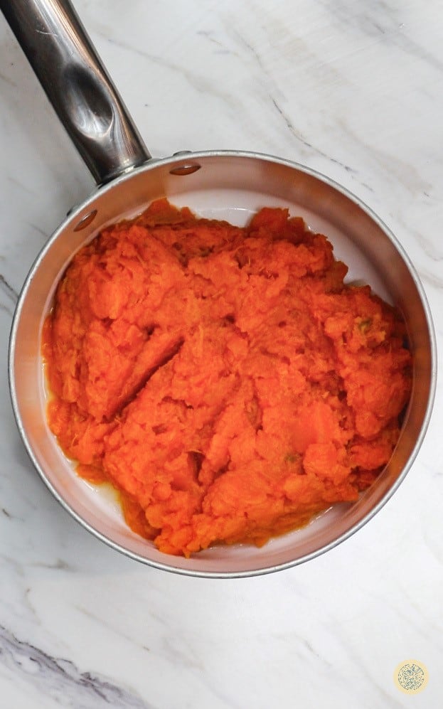 cook and mash your sweet potatoes.