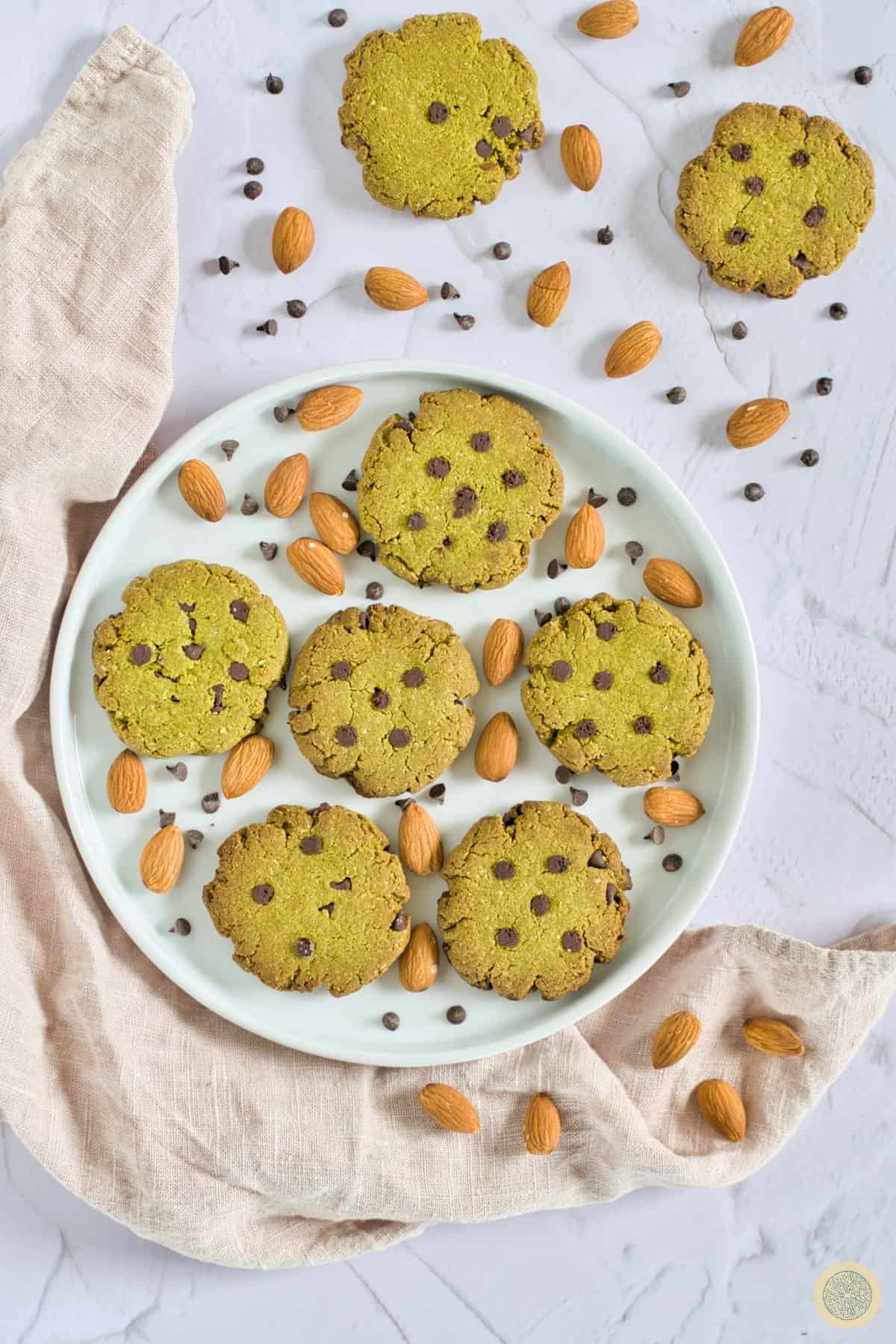 healthy matcha cookies