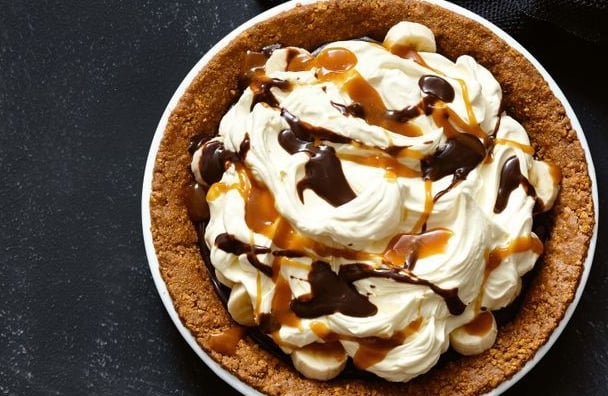 Chocolate banoffee pie