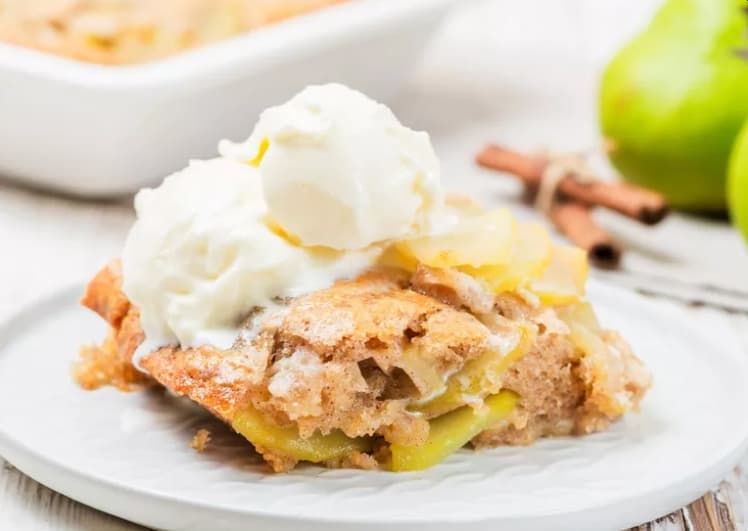 Easy Fresh Pear Cobbler