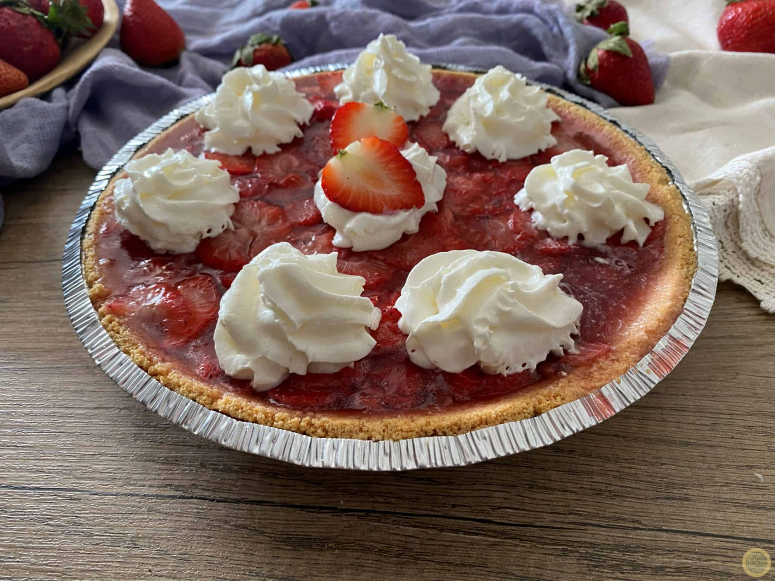 fresh strawberry pie