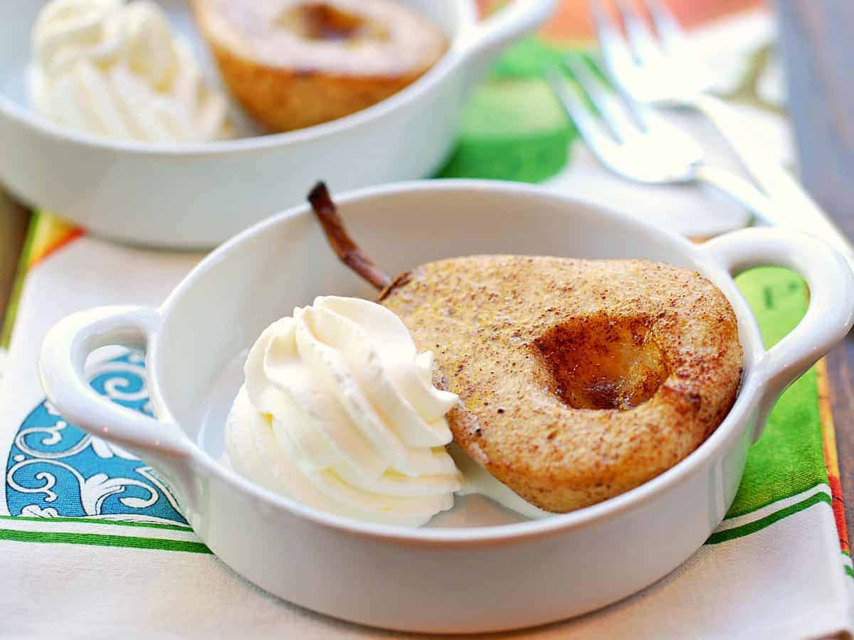 No-Sugar-Added Baked Pears