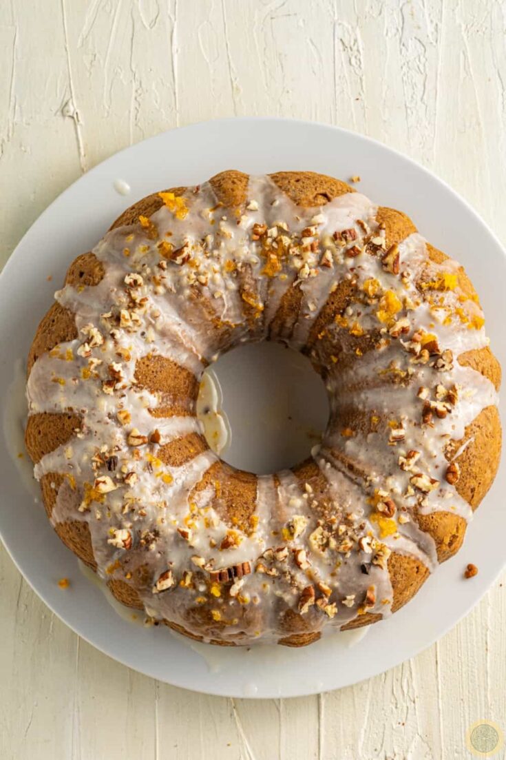 Orange and Pecan Bundt Cake
