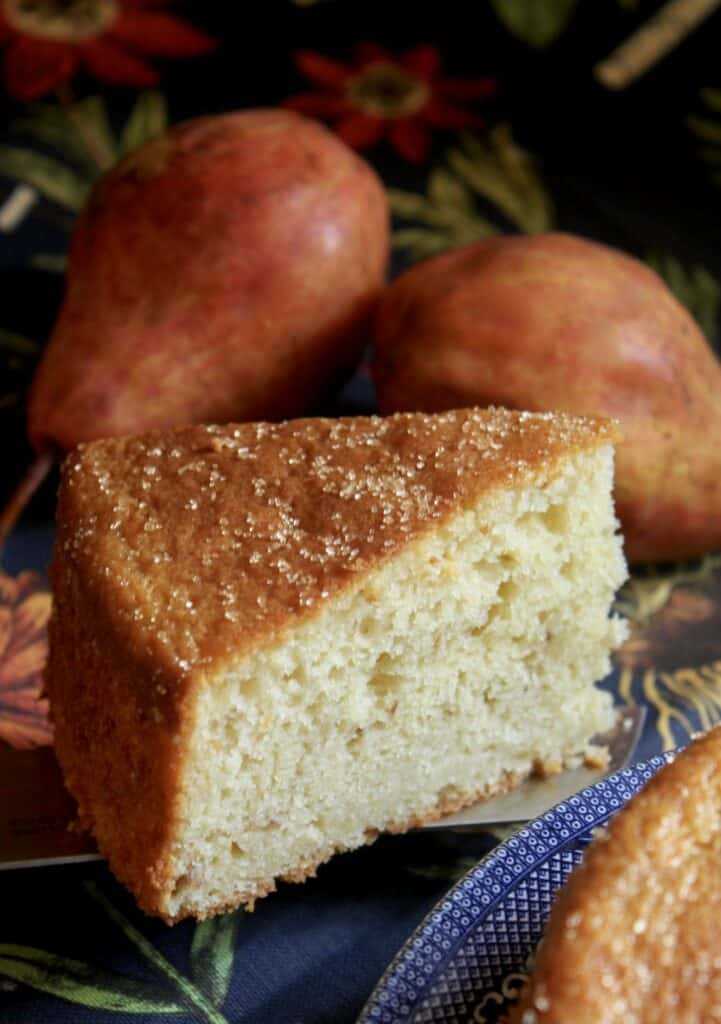 Pear Cake Using Whole Pears