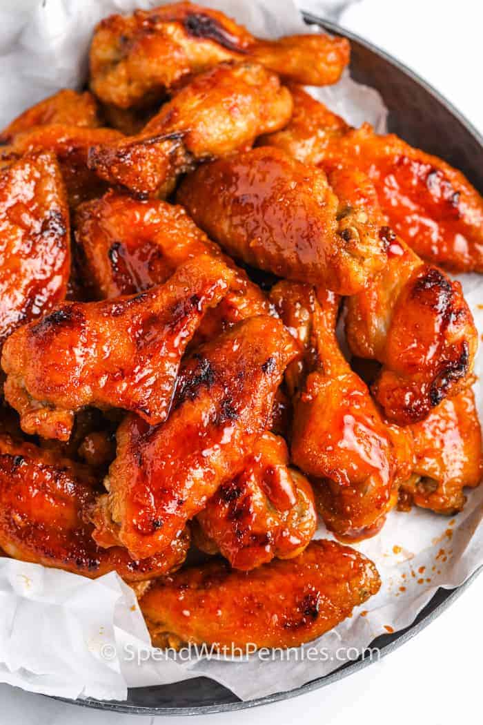 Sticky Hot Chicken Wings Recipe