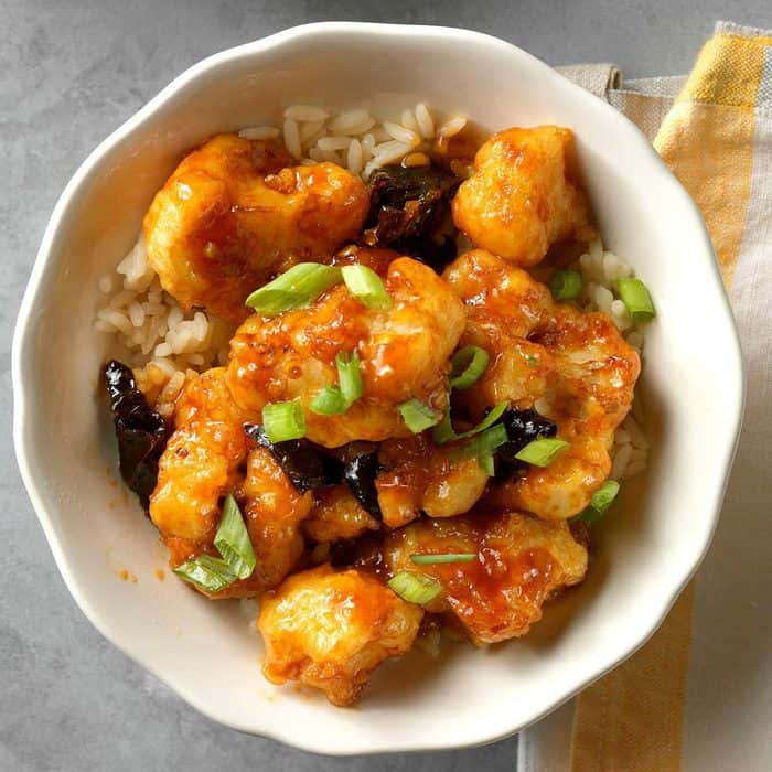 Air Fryer General Tso’s Cauliflower