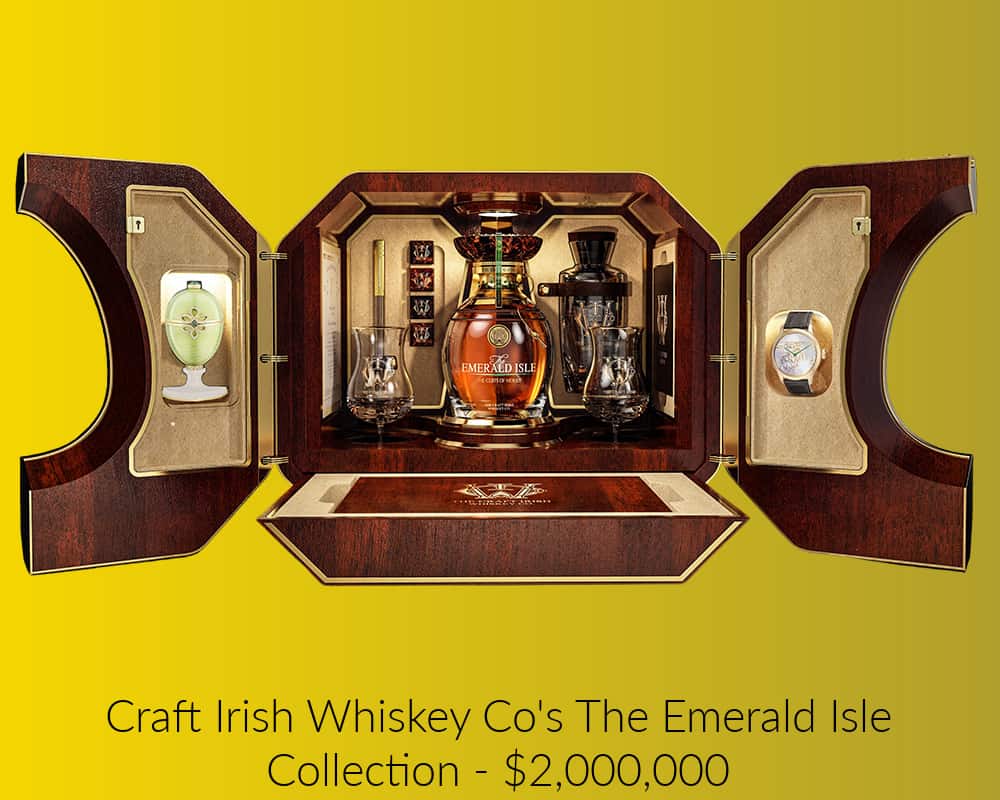 Craft Irish Whiskey Co's The Emerald Isle Collection - $2,000,000
