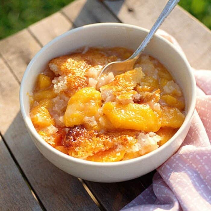 Peach Cobbler Recipe With Fresh Peaches