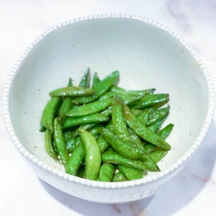 Air Fryer Cajun Snap Peas