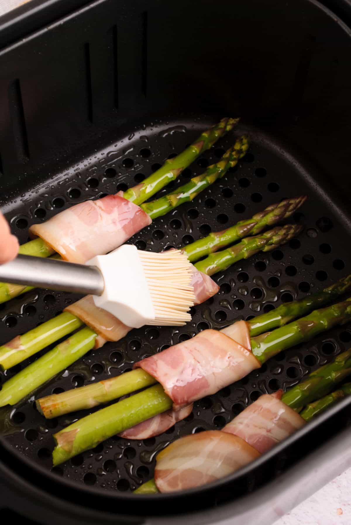 Bacon-Wrapped Asparagus Made In The Air Fryer Step 4