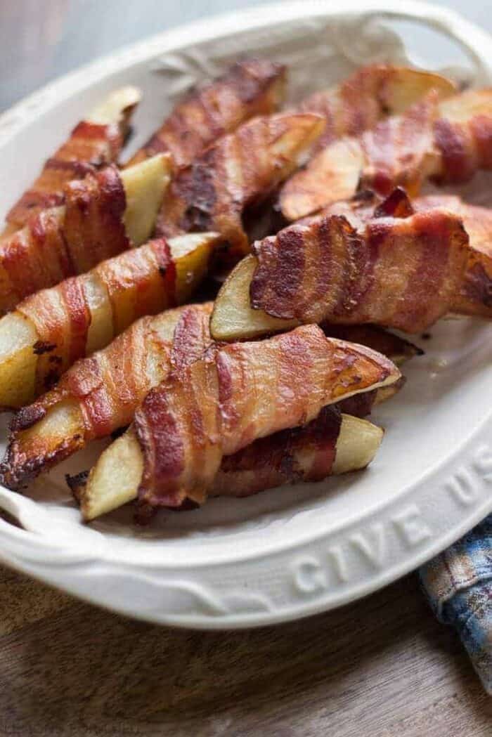 Bacon Wrapped Roasted Potatoes