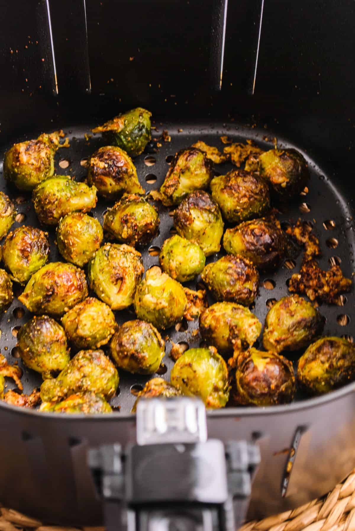 Air Fryer frozen Brussel sprouts step 3.1