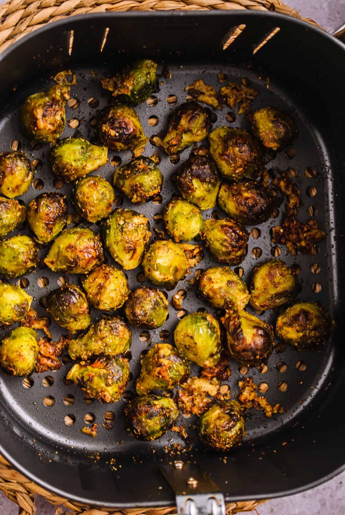 Air Fryer frozen Brussel sprouts step 6.1