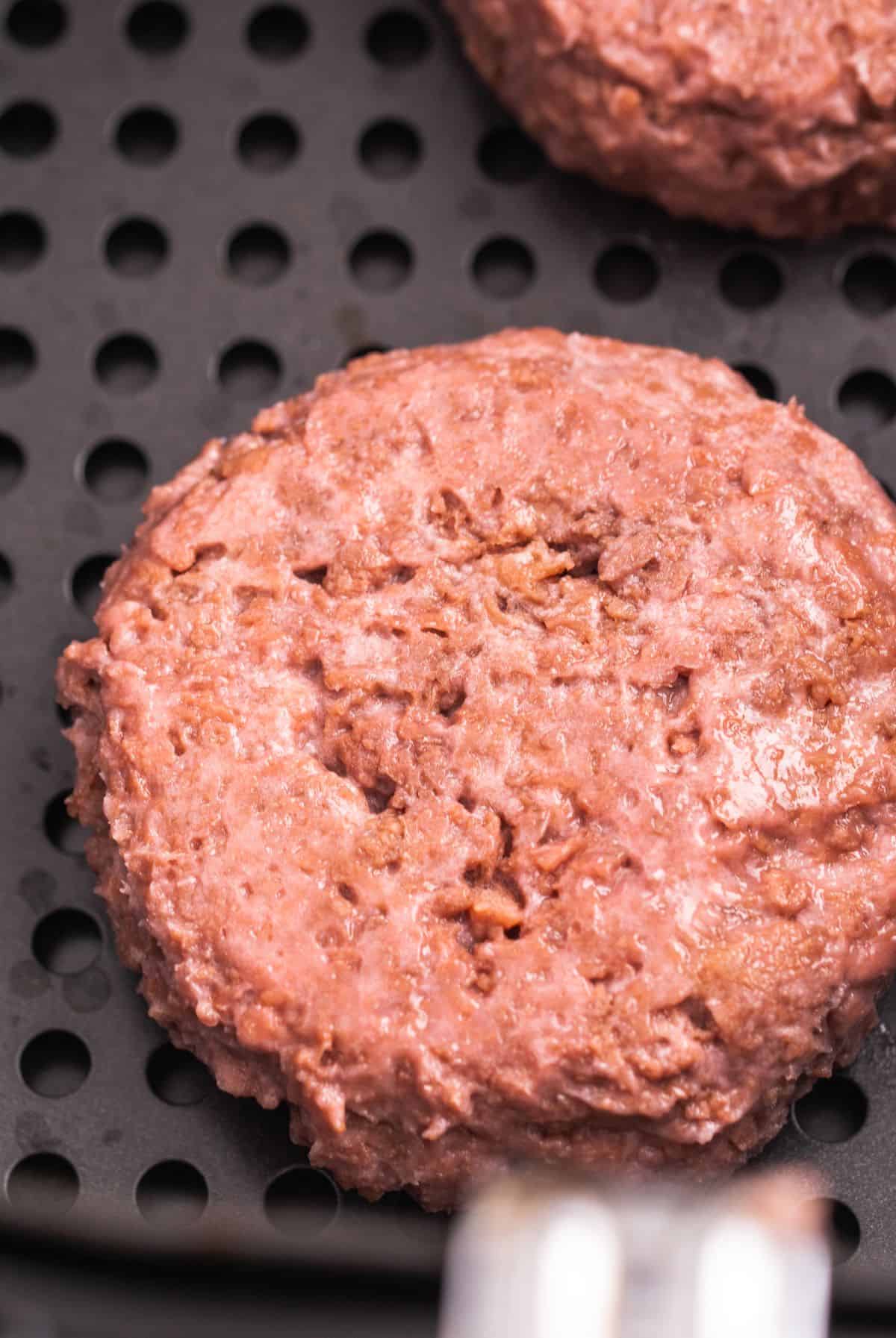 Air fryer beyond burger step 1