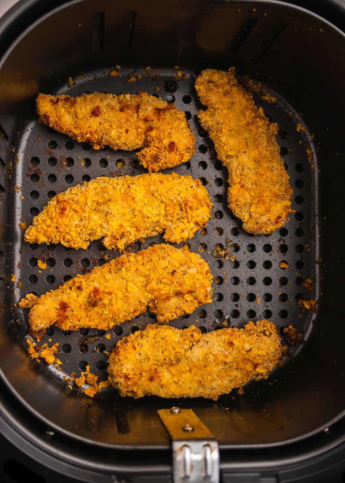 Air fryer chicken tenders step 17