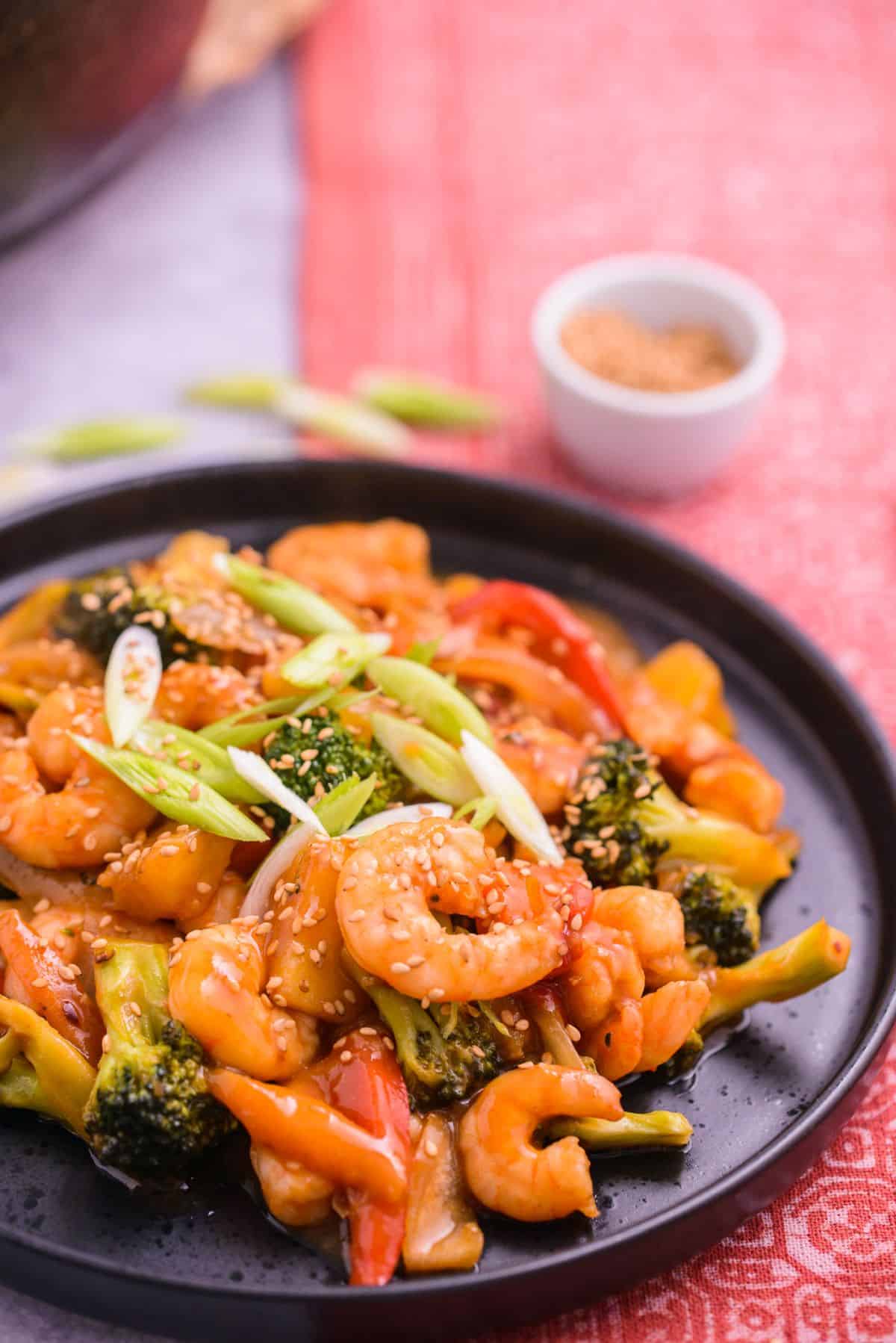 Sweet and sour shrimp 1