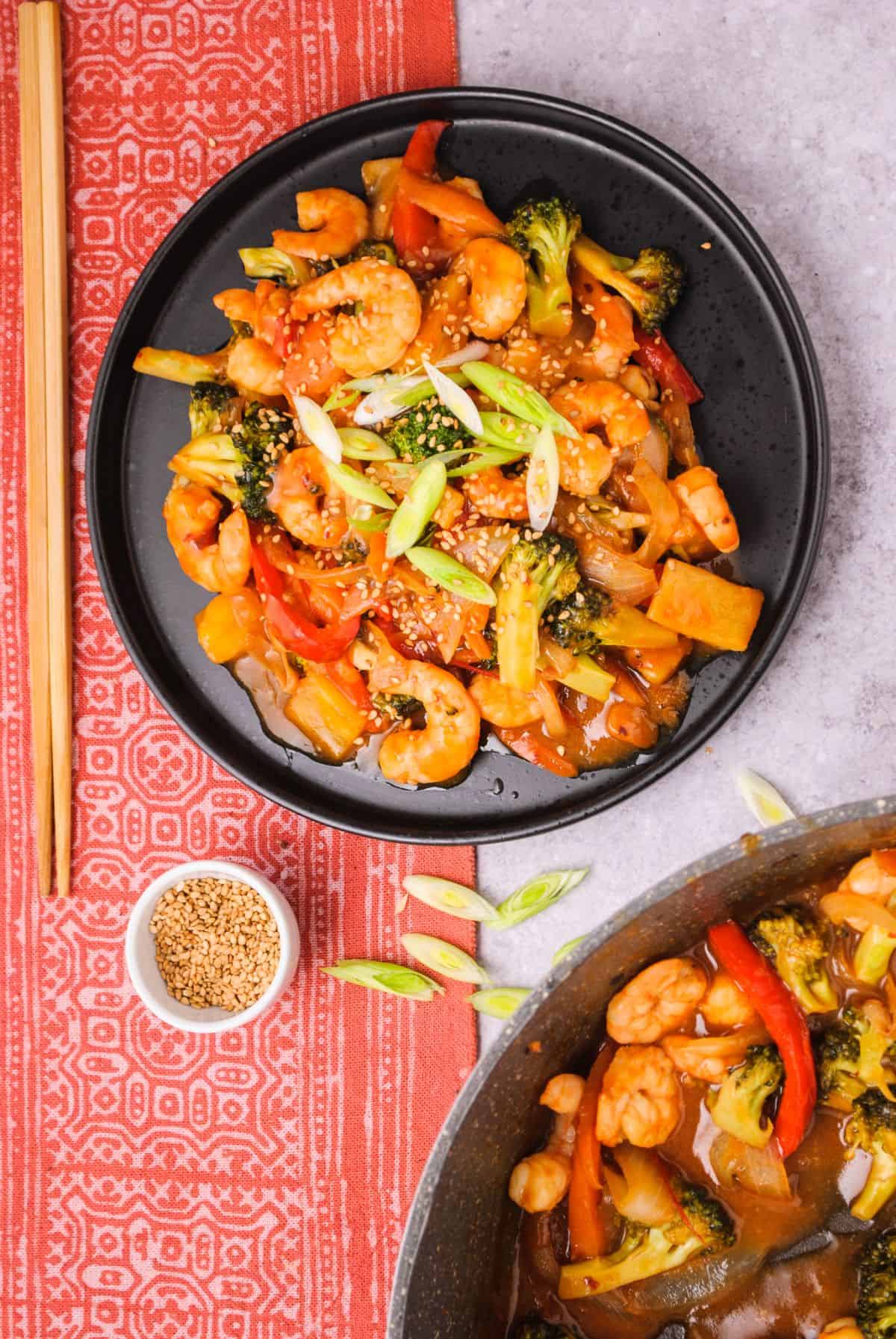 Sweet and sour shrimp 5