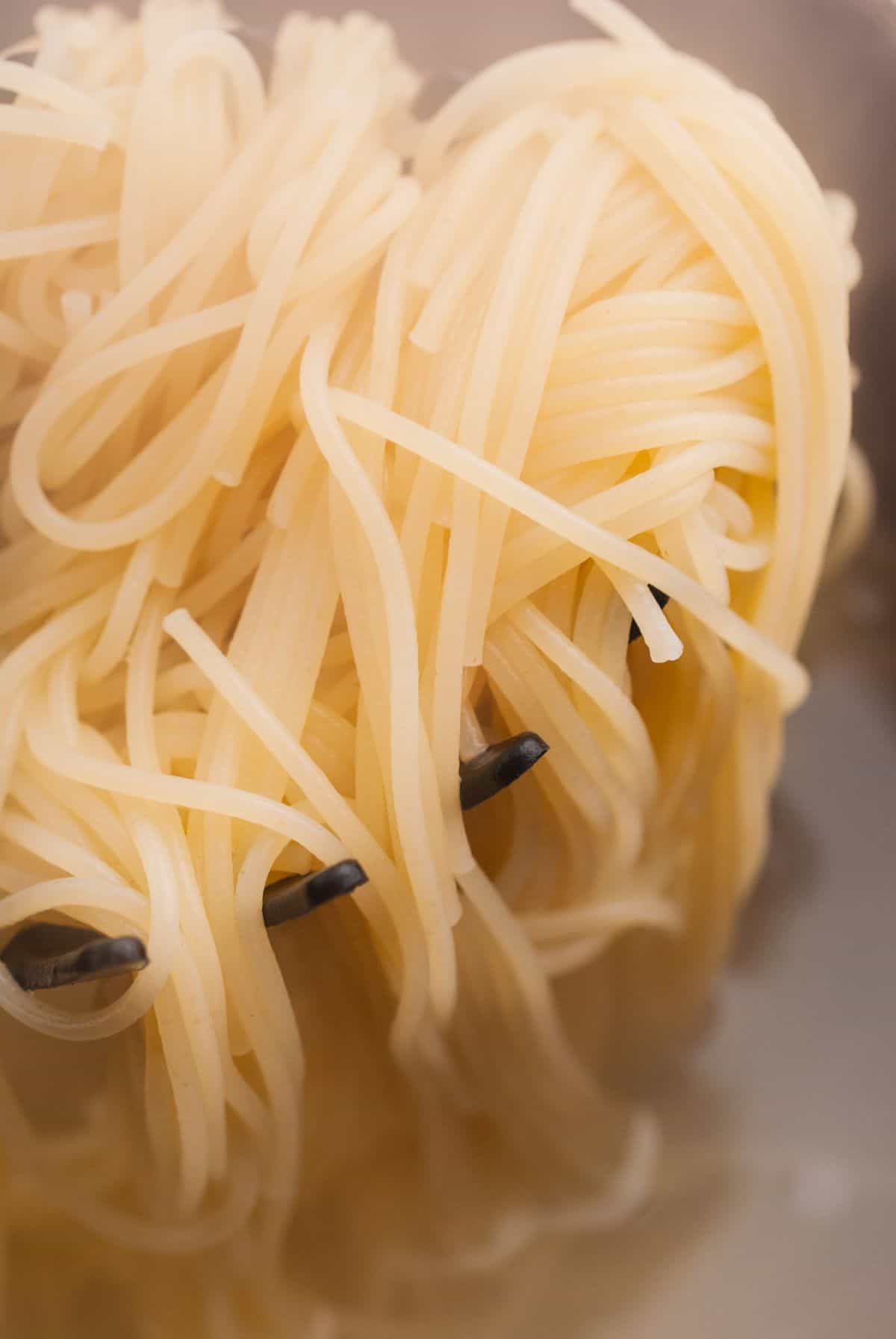 Garlic butter noodles step 8