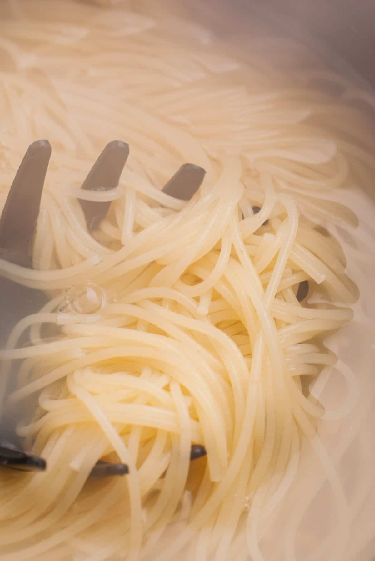 Garlic butter noodles step 9