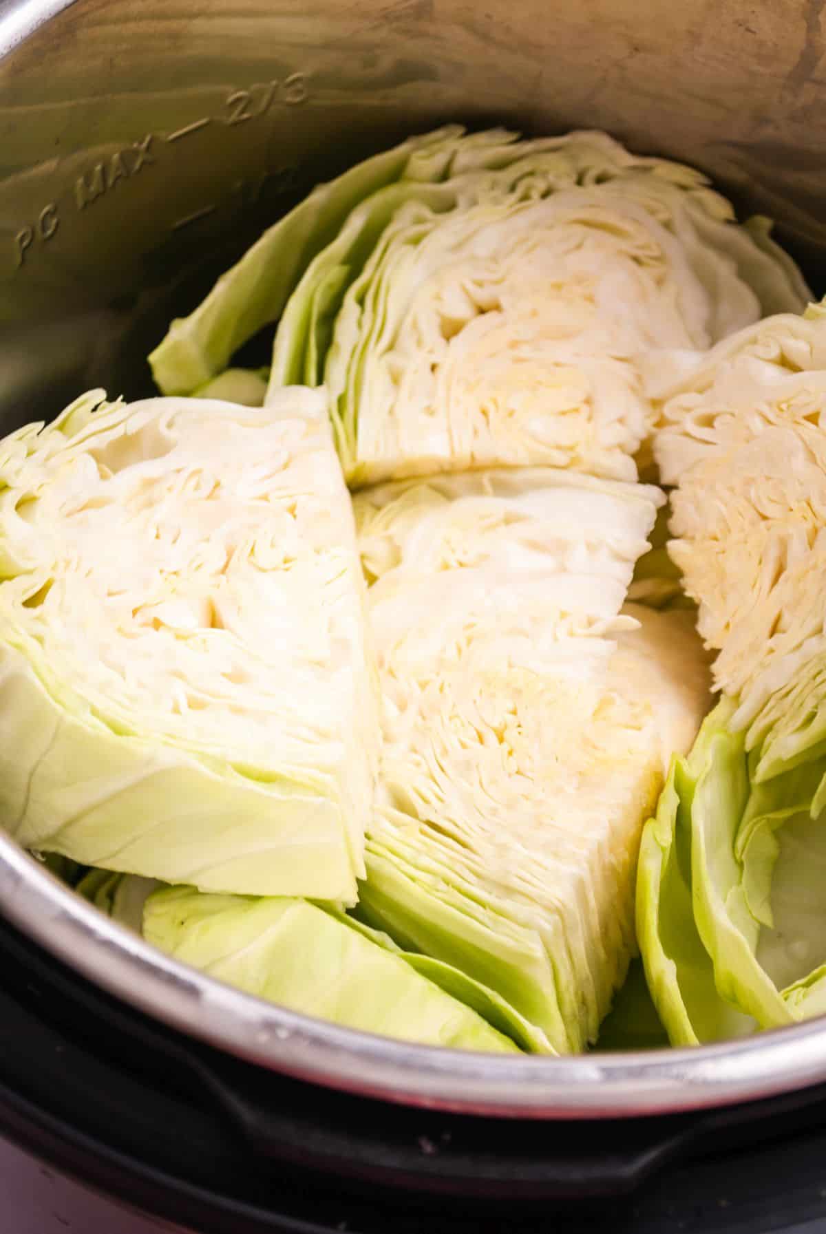 Instant pot cabbage step 5