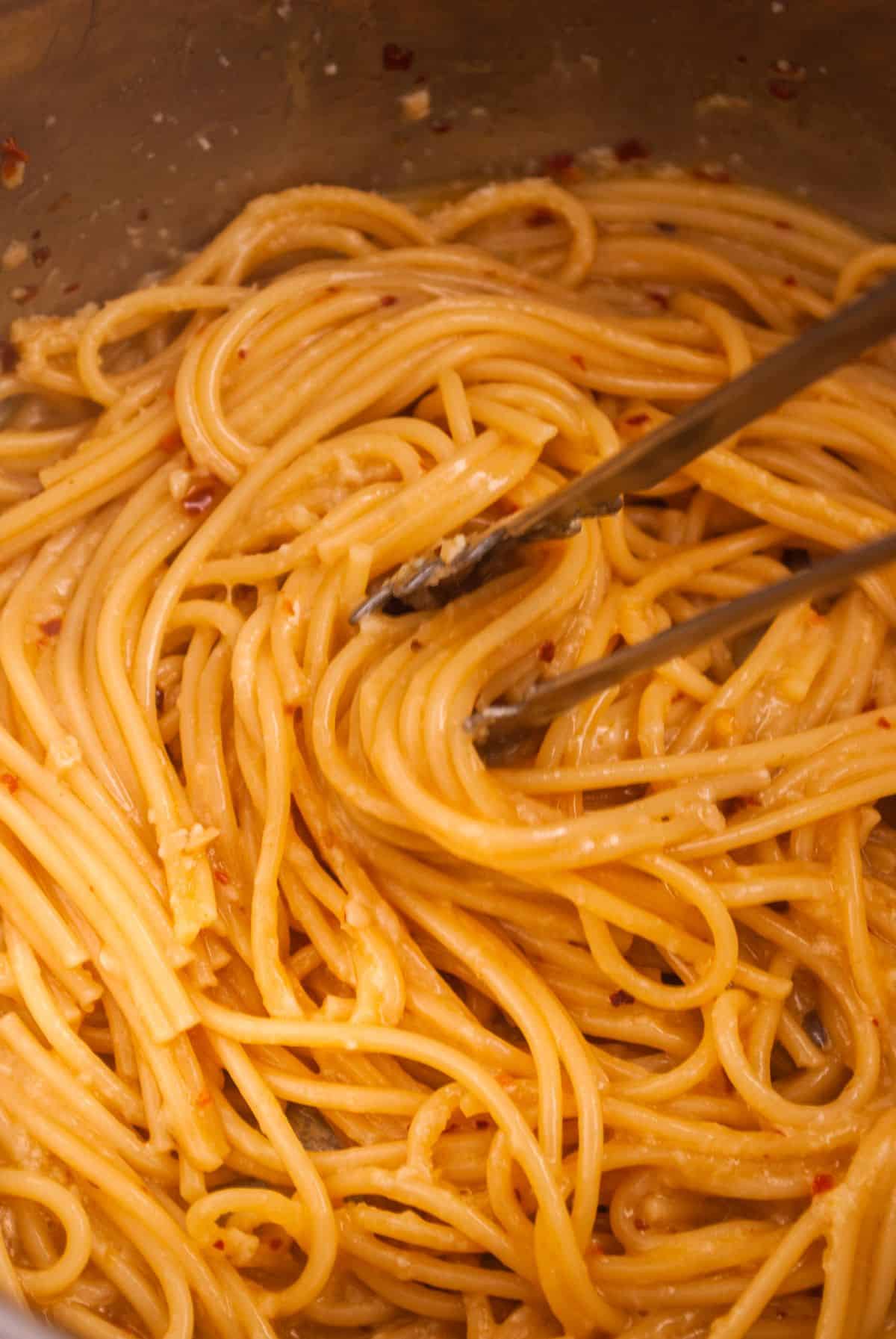 Instant pot spaghetti step 11