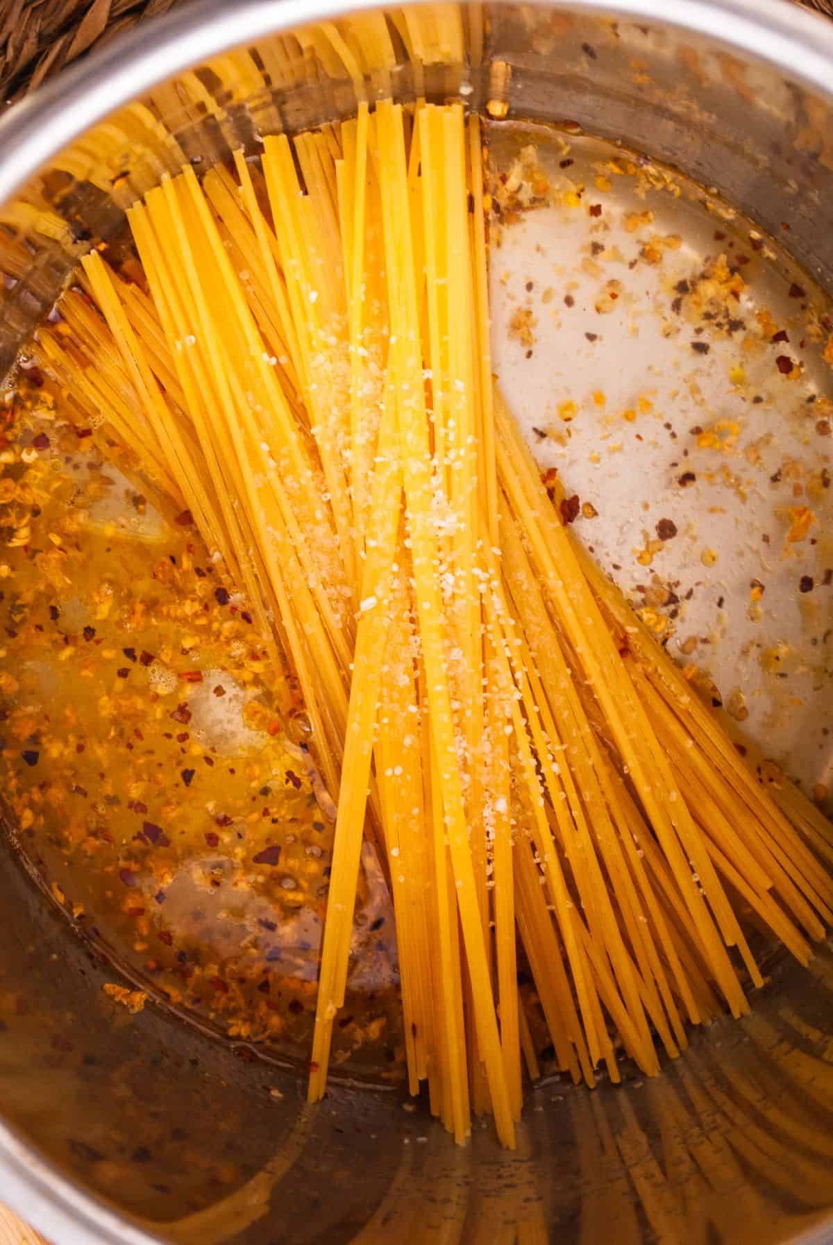 Instant pot spaghetti step 7