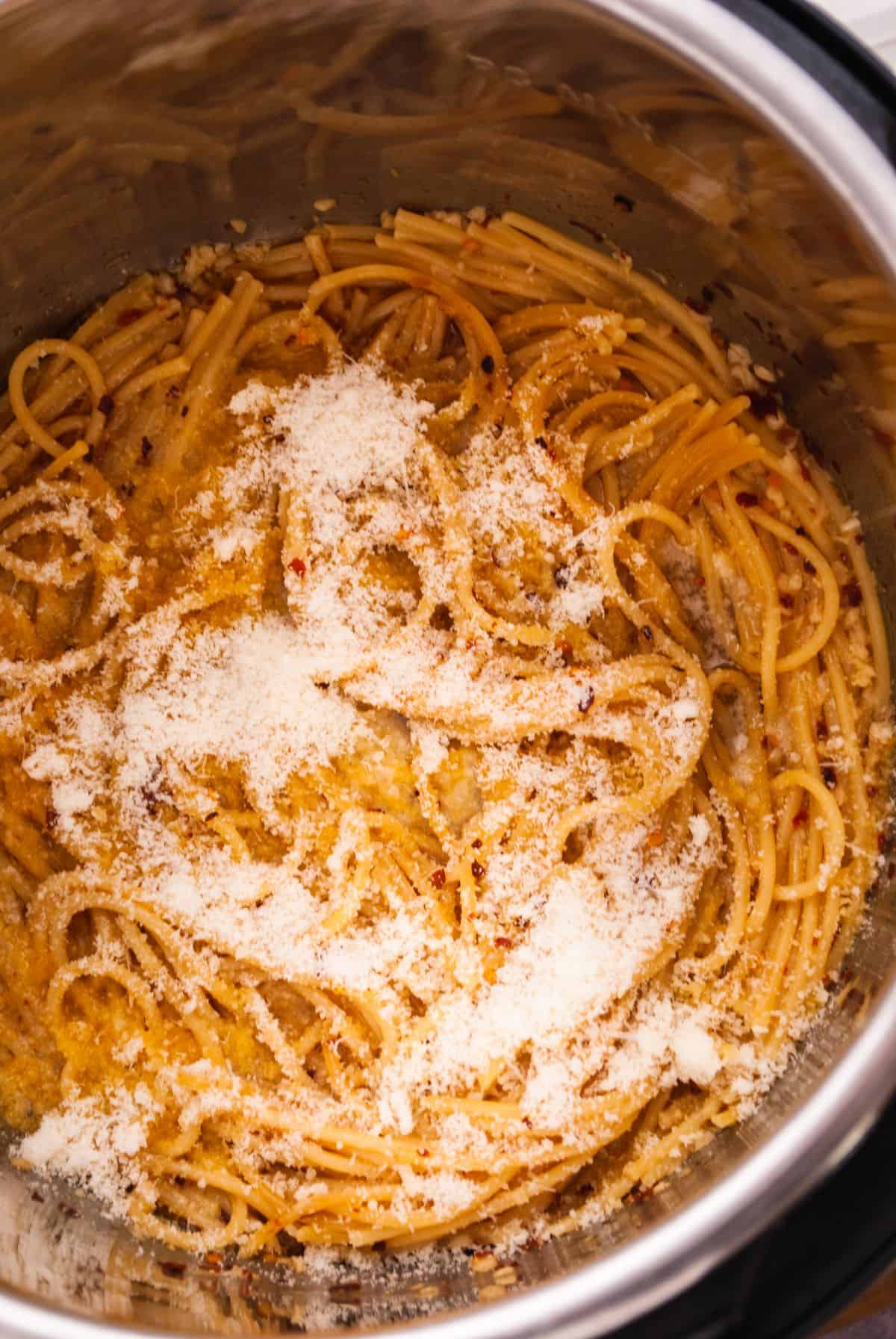 Instant pot spaghetti step 9