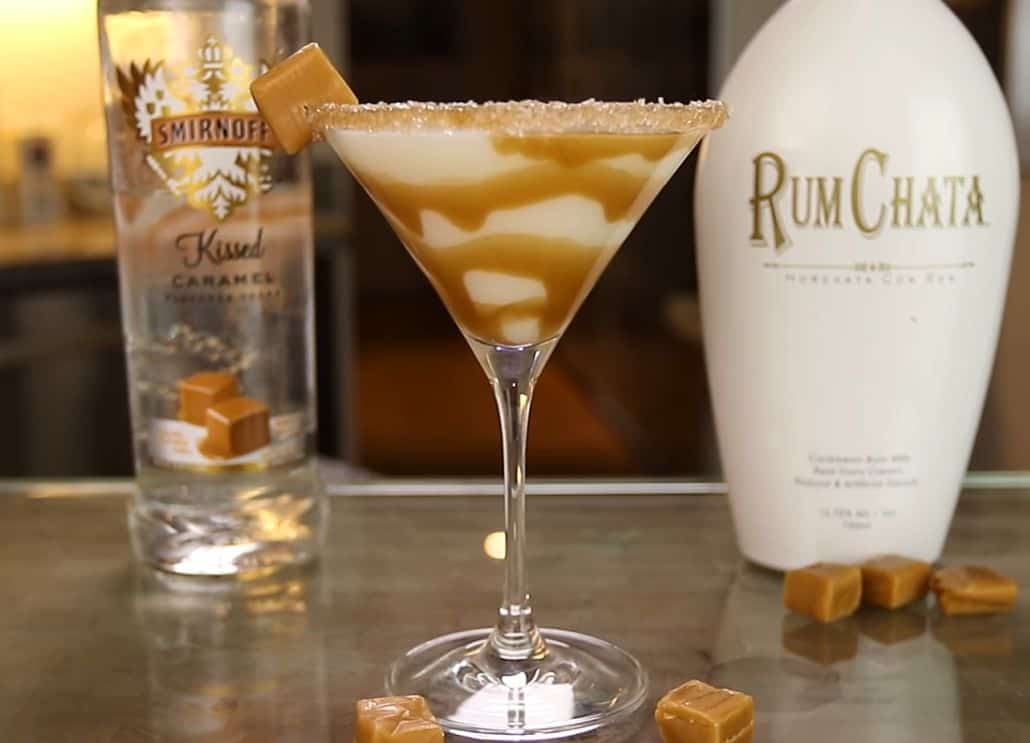 Salted Caramel Rumchata Martini