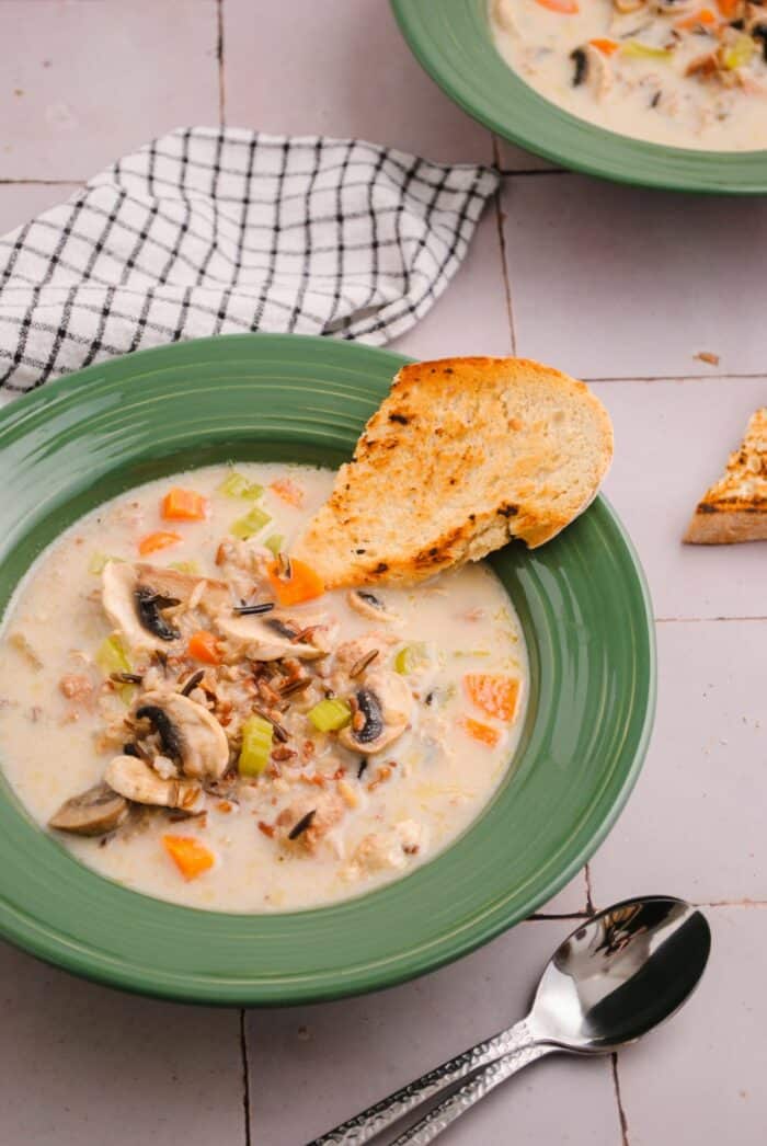 chicken and wild rice soup 3