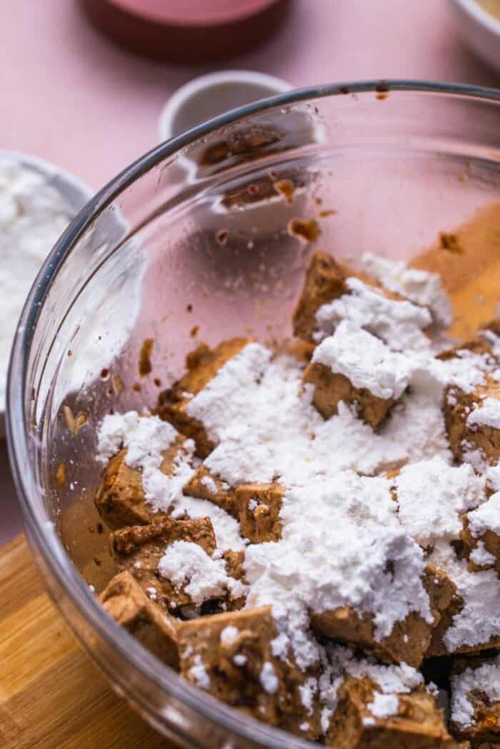 The Best Air Fryer Crispy Tofu - LemonsforLulu.com