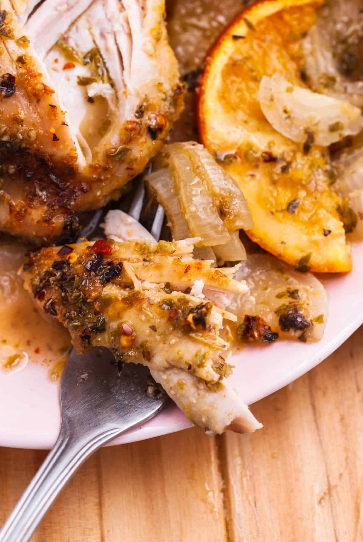 Baked chicken thighs 6