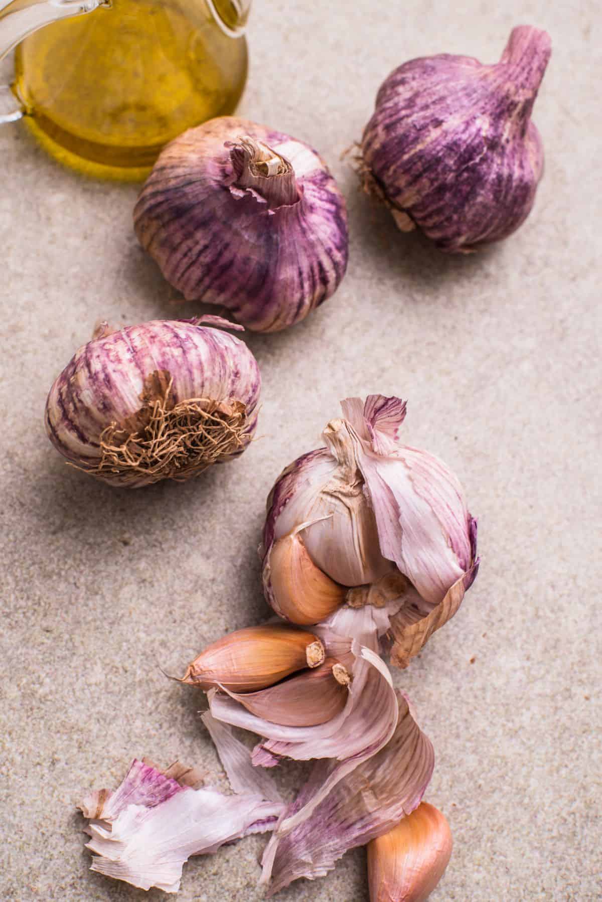 Roasted garlic ingredients