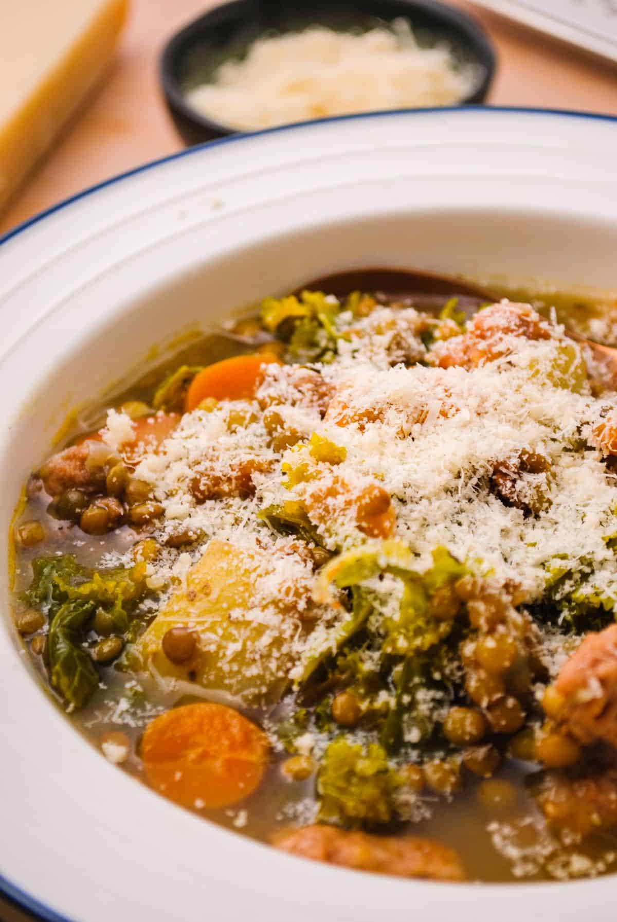 Tuscan lentil soup 8