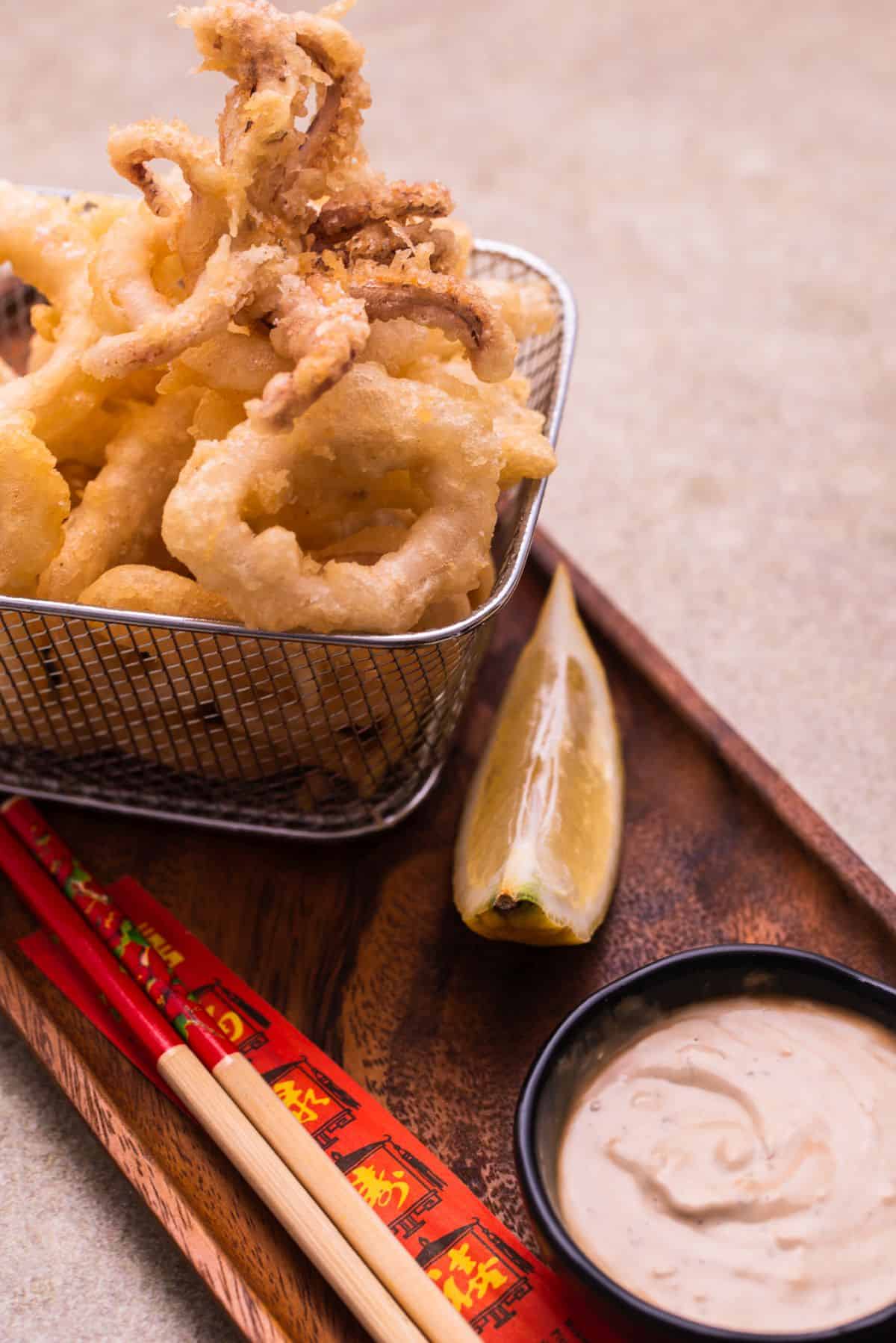 Calamari tempura 1