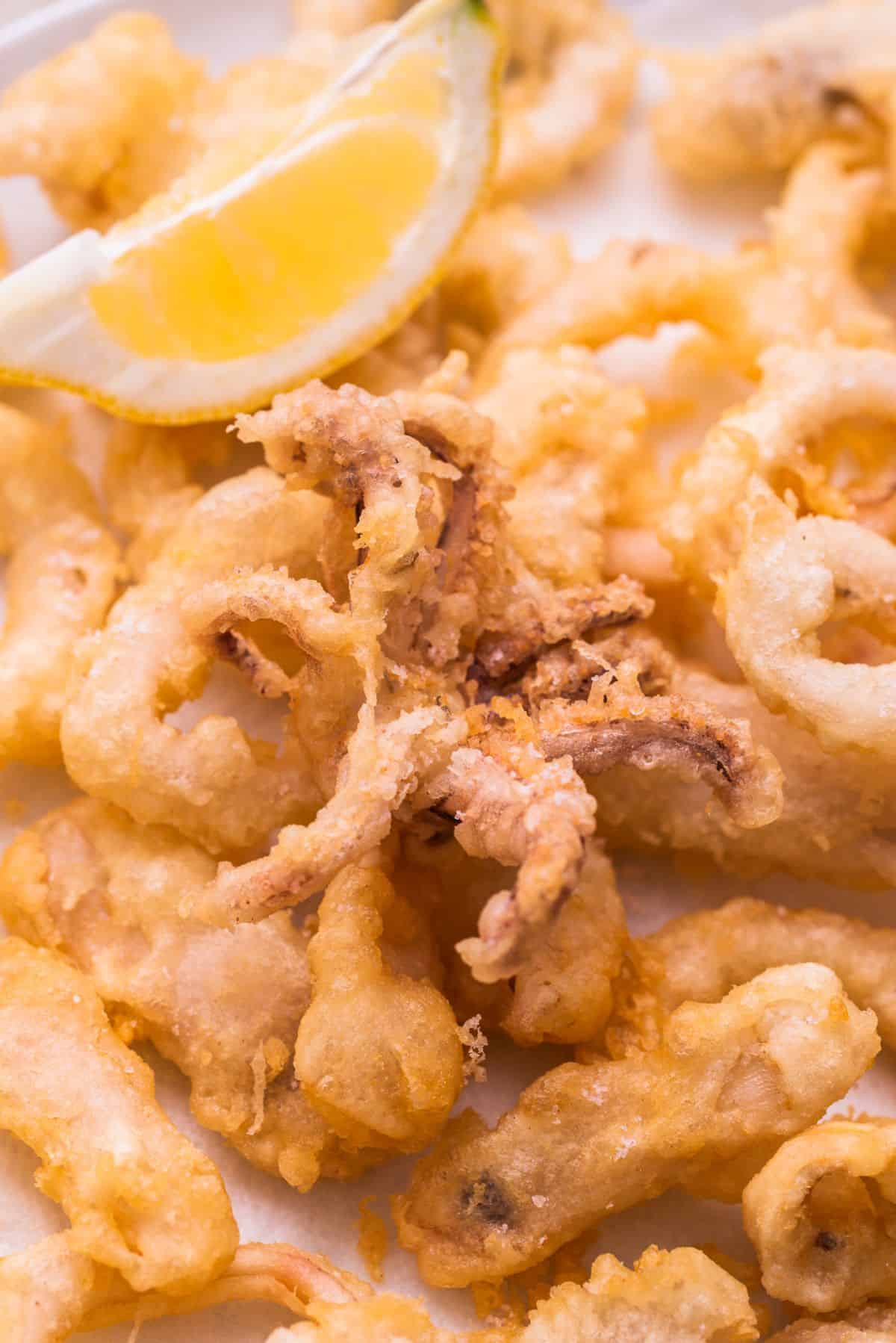 Calamari tempura step 15
