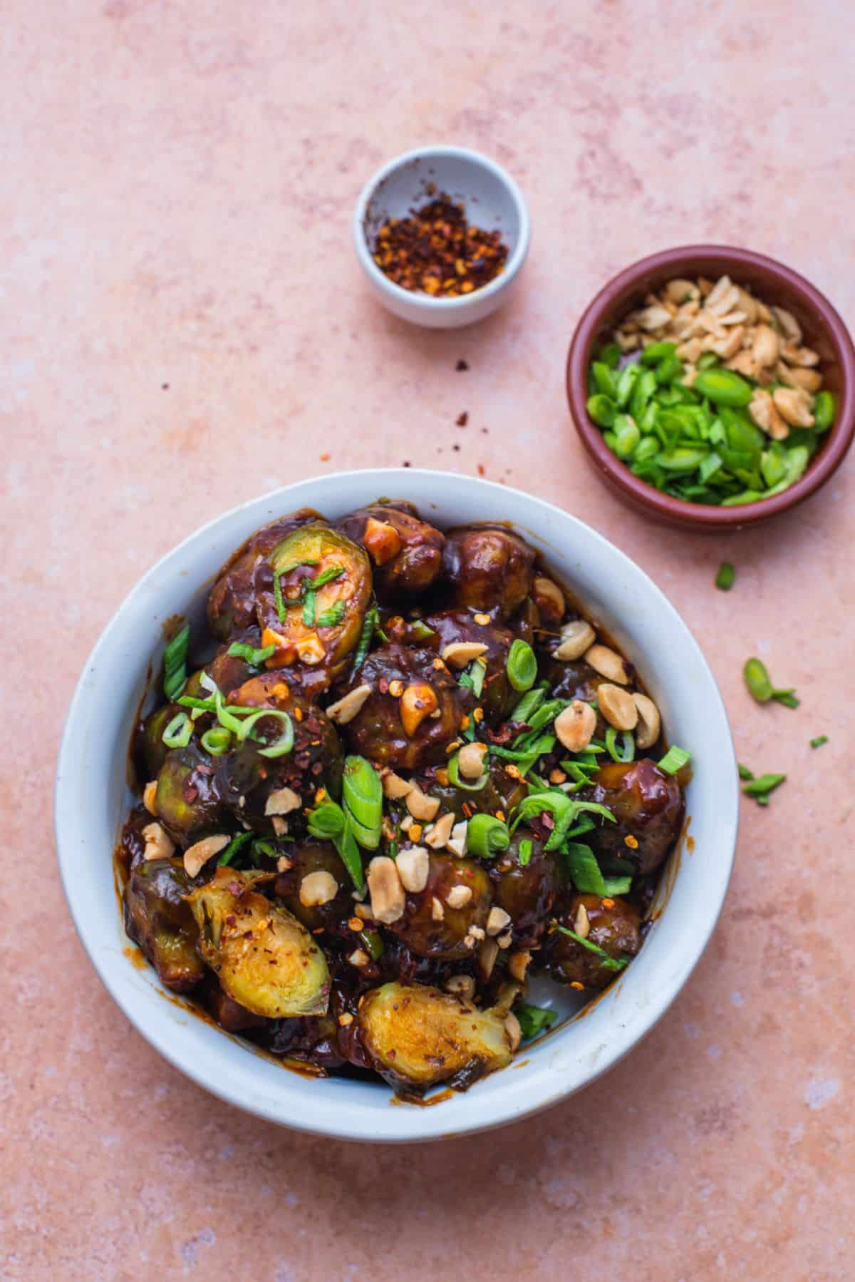Kung pao brussel sprouts 1