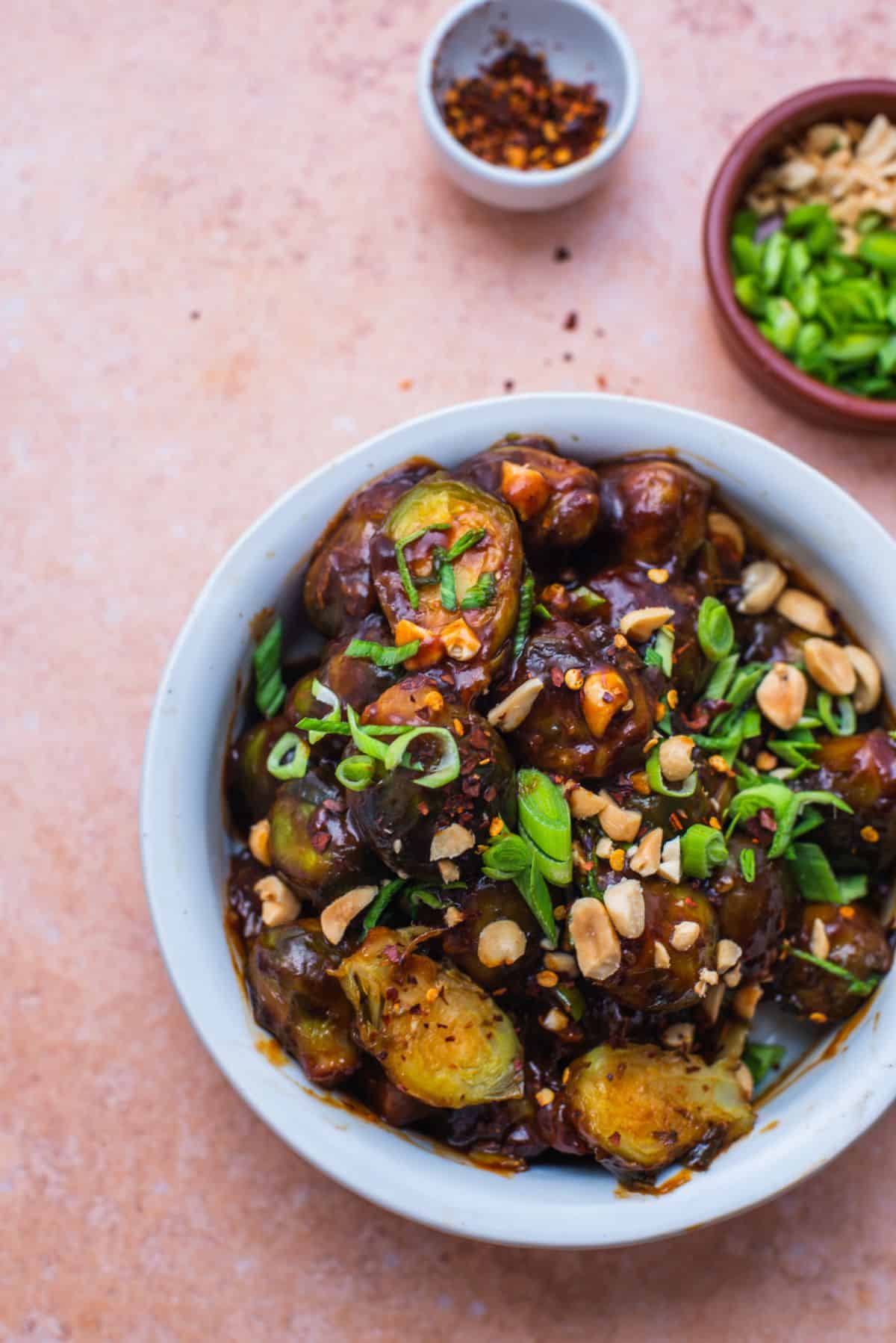 Kung pao brussel sprouts 2