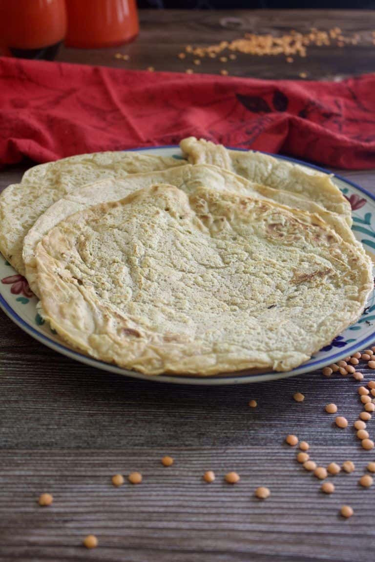 6 Ingredient Lentil Pancakes