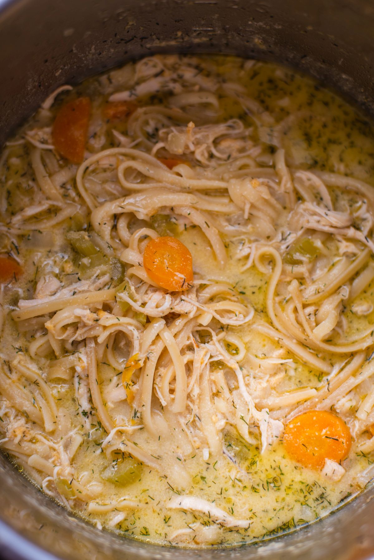 Crack chicken noodle soup step 11