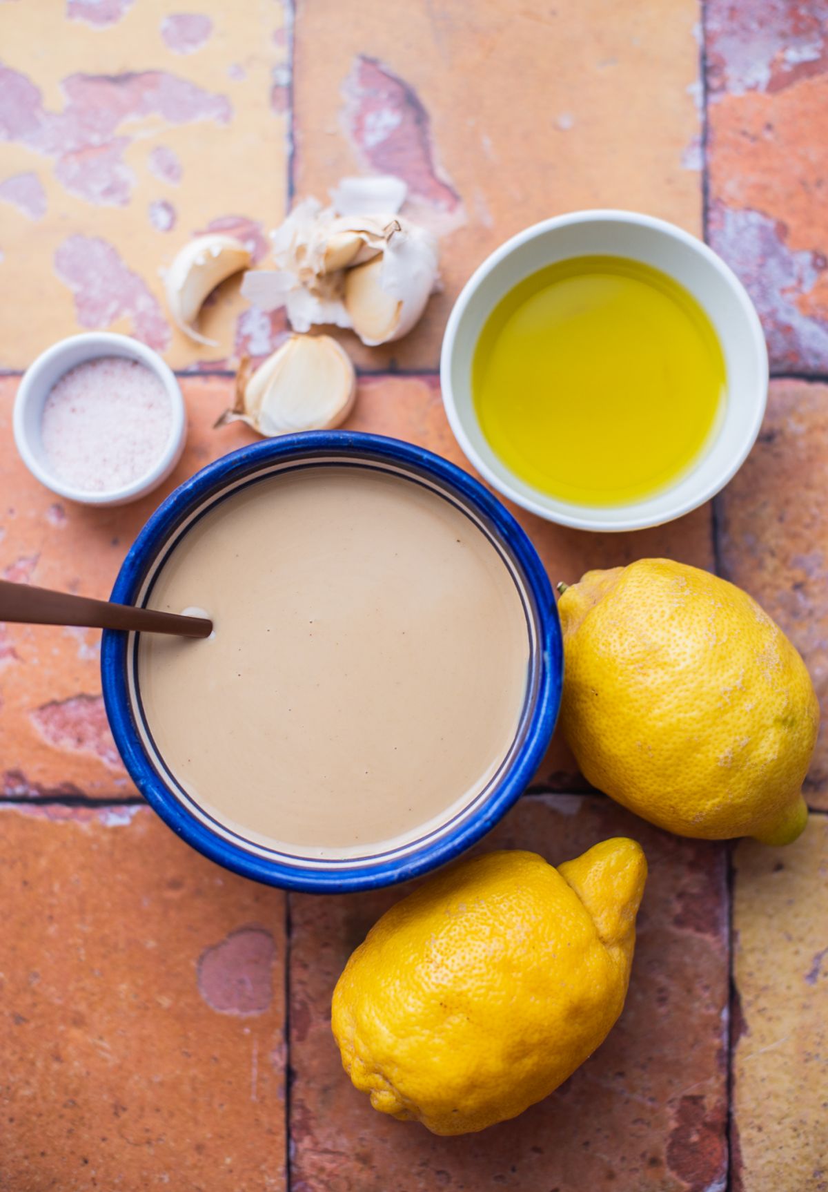 Tahini lemon dressing ingredients