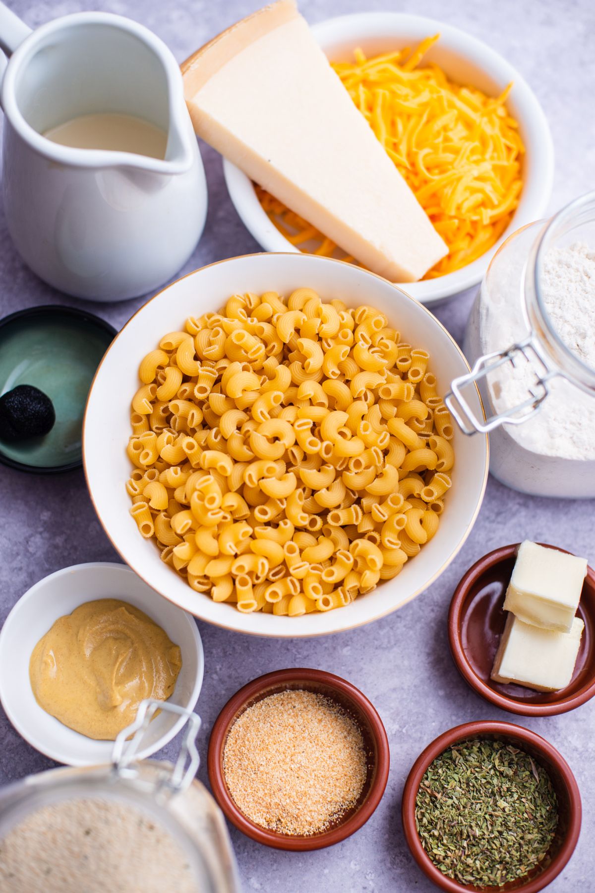 Truffle mac and cheese ingredients