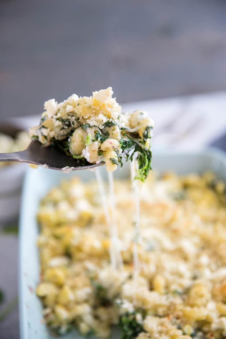 Spanakopita Mac and Cheese