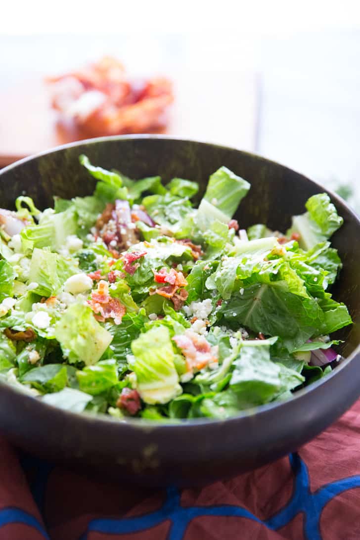 Hot Bacon Brussels Sprout Salad